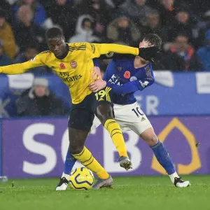 Nicolas Pepe vs James Maddison Print Nicolas Pepe vs James Maddison Print