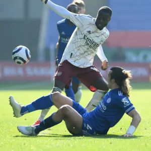 Pepe vs Soyuncu: Intense Clash in Leicester City vs Arsenal Premier League Match Pepe vs Soyuncu: Intense Clash in Leicester City vs Arsenal Premier League Match