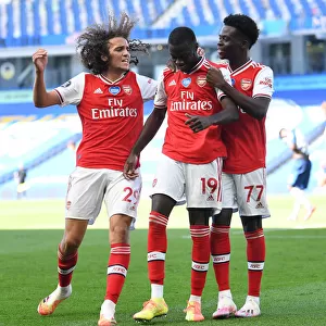 Pepe's Goal Celebration: Arsenal's Win Against Brighton & Hove Albion (2019-2020)