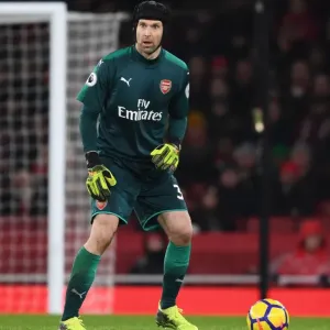 Petr Cech in Action: Arsenal vs. Everton, Premier League 2017-18