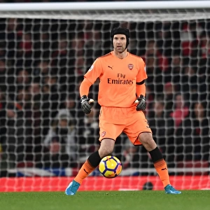 Petr Cech in Action: Arsenal vs Huddersfield Town, Premier League 2017-18