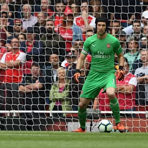 Petr Cech (Arsenal). Arsenal 0: 2 Manchester City. Premier League. Emirates Stadium