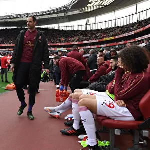 Petr Cech: Arsenal FC's Focused Guardian Ahead of Arsenal v Brighton & Hove Albion (2018-19)