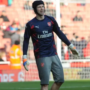 Petr Cech (Arsenal) before the match. Arsenal 2: 1 Burnley