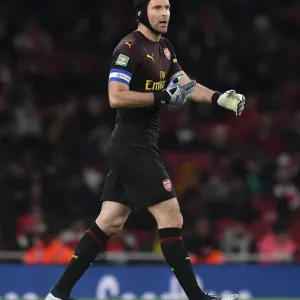 Petr Cech Focused: Arsenal vs Blackpool, Carabao Cup 2018-19