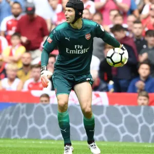 Petr Cech Focused: Arsenal vs. Chelsea - FA Community Shield 2017-18 Petr Cech Focused: Arsenal vs. Chelsea - FA Community Shield 2017-18