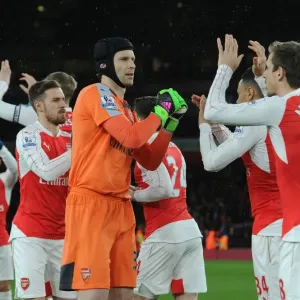 Petr Cech Print, Arsenal vs Swansea City 2015-16 Petr Cech Print, Arsenal vs Swansea City 2015-16
