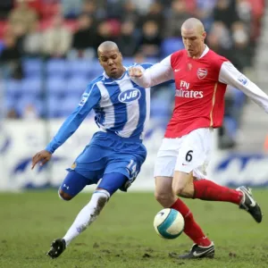 Philippe Senderos (Arsenal) Marlon King (Wigan)