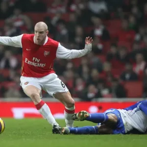 Philippe Senderos (Arsenal) Roque Santa Cruz (Blackburn Rovers) Philippe Senderos (Arsenal) Roque Santa Cruz (Blackburn Rovers)