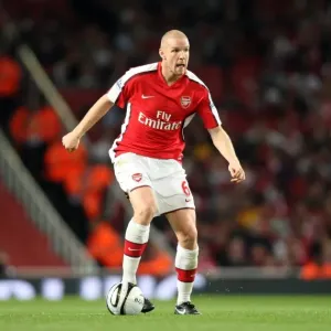 Philippe Senderos Celebrates Arsenal's 2-0 Victory Over West Brom in Carling Cup Philippe Senderos Celebrates Arsenal's 2-0 Victory Over West Brom in Carling Cup