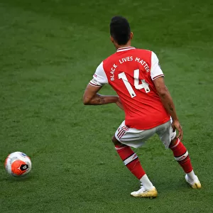 Pierre-Emerick Aubameyang in Action: Arsenal vs. Brighton & Hove Albion, Premier League 2019-2020