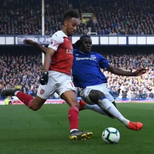 Pierre-Emerick Aubameyang and Kurt Zouma Print