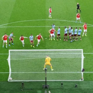 Pierre-Emerick Aubameyang scores Arsenal's 3rd goal Print