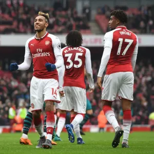 Pierre-Emerick Aubameyang Scores First Goal for Arsenal: Arsenal 1-0 Southampton (2017-18)