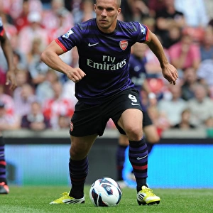 Podolski in Action: Arsenal vs. Stoke City, Premier League 2012-13