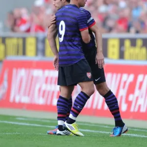 Podolski Replaced by Van Persie: Arsenal's Pre-Season Clash with Cologne (2012)