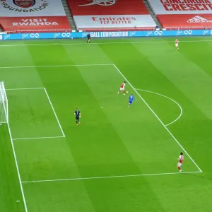 Empty Premier League Clash: Arsenal vs Leicester City at the Deserted Emirates Stadium (2020-21)