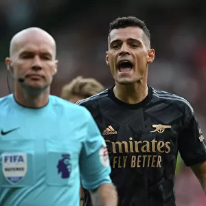 Premier League Clash: Xhaka Faces Manchester United at Old Trafford, 2022-23