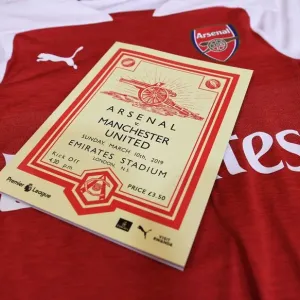 Premier League Showdown: Arsenal vs Manchester United - The Match Programme (2018-19)