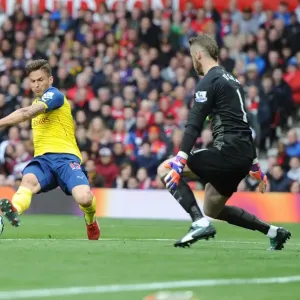 Premier League Showdown: Manchester United vs. Arsenal (2014-15) - Old Trafford Clash Premier League Showdown: Manchester United vs. Arsenal (2014-15) - Old Trafford Clash