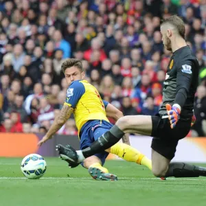 Premier League Showdown: Manchester United vs. Arsenal (2014-15) - Old Trafford Battle Premier League Showdown: Manchester United vs. Arsenal (2014-15) - Old Trafford Battle