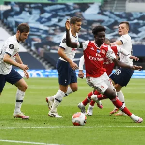 Premier League Showdown: Tottenham vs Arsenal at the Tottenham Hotspur Stadium (July 2020) - Battle of London