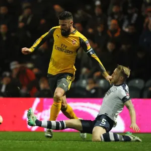 Preston North End vs Arsenal: Olivier Giroud Faces Off Against Tom Clarke in FA Cup Clash