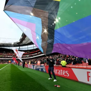 Print of Pride Unites at Emirates Stadium Print of Pride Unites at Emirates Stadium