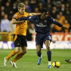 Print of Abou Diaby scoring twice in a 4-1 Arsenal win Print of Abou Diaby scoring twice in a 4-1 Arsenal win