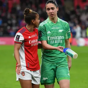 Print of Arsenal Women's FA Cup Victory Print of Arsenal Women's FA Cup Victory