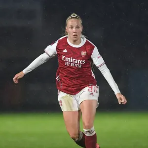 Print of Beth Mead scoring in an empty Meadow Park