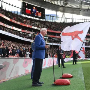 Print of Bob Wilson at Emirates Stadium Print of Bob Wilson at Emirates Stadium