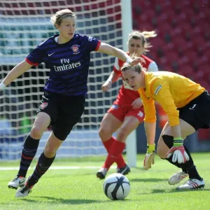 Print of Ellen White in action during the 2013 Women's FA Cup Final Print of Ellen White in action during the 2013 Women's FA Cup Final