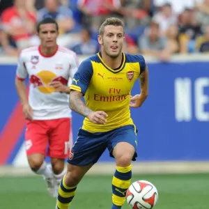 Print of Jack Wilshere in Action, 2014 Print of Jack Wilshere in Action, 2014