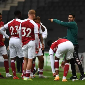 Print of Mikel Arteta at MK Dons Pre-Season Friendly