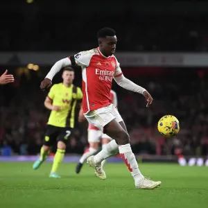 Print of Nketiah vs Berge at Emirates Stadium