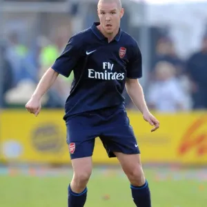Print of Philippe Senderos in 2009 Pre-Season Friendly Print of Philippe Senderos in 2009 Pre-Season Friendly