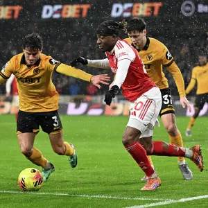 Print of Wolverhampton Wanderers v Arsenal Premier League Match Print of Wolverhampton Wanderers v Arsenal Premier League Match