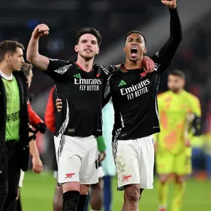 PSV Eindhoven v Arsenal FC - UEFA Champions League 2024/25 Round of 16 First Leg