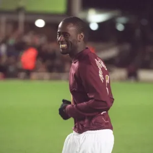 Quincy Owusu-Abeyie (Arsenal) before the match. Arsenal 3: 0 Reading Quincy Owusu-Abeyie (Arsenal) before the match. Arsenal 3: 0 Reading