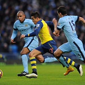 Race for Victory: Sanchez vs. Navas and Fernando - Manchester City vs. Arsenal, Premier League