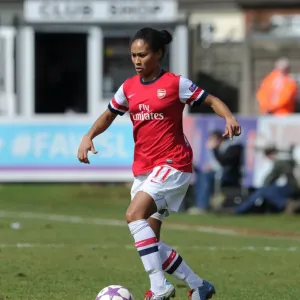 Rachel Yankey in Action: Arsenal Ladies vs. VfL Wolfsburg, 2013 UEFA Women's Champions League Semi-Finals