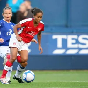 Rachel Yankey (Arsenal) Becky Easton (Everton)