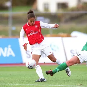 Rachel Yankey (Arsenal) Elin Steinarsdottir (Bredablik) Rachel Yankey (Arsenal) Elin Steinarsdottir (Bredablik)