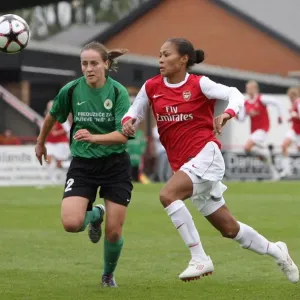 Rachel Yankey (Arsenal) Ivana Kostic (ZFK). Arsenal Ladies 9: 0 ZFK Masinac Rachel Yankey (Arsenal) Ivana Kostic (ZFK). Arsenal Ladies 9: 0 ZFK Masinac