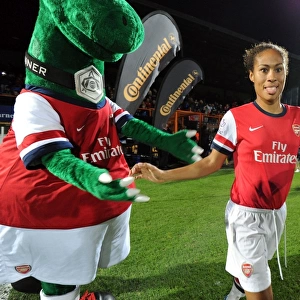 Rachel Yankey: Arsenal Ladies Star in FA WSL Continental Cup Final Action