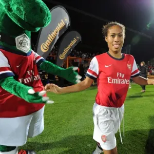 Rachel Yankey: Arsenal Ladies Star in FA WSL Continental Cup Final Action Rachel Yankey: Arsenal Ladies Star in FA WSL Continental Cup Final Action