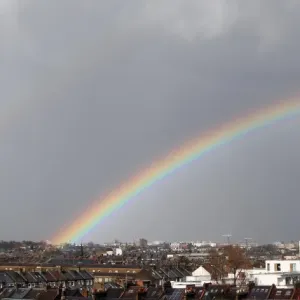 A Rainbow over Arsenal: Highbury's Majestic Moment