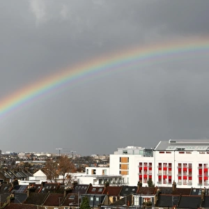A Rainbow over Highbury Square photgraphed from Highbury House. 26 / 3 / 10