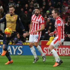 Ramsey in Action: Arsenal vs Stoke City, Premier League 2015-16